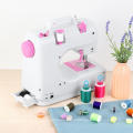Mini máquina de coser portátil eléctrica con 12 puntos